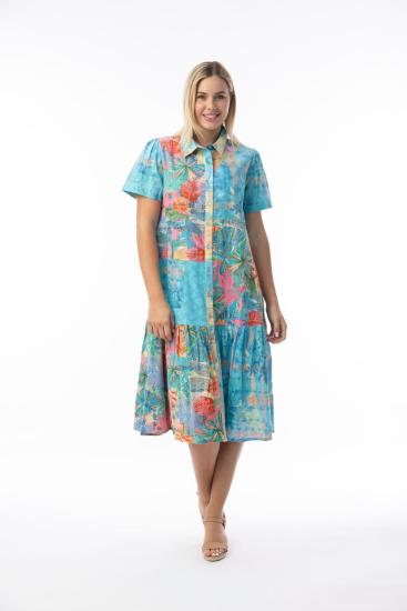 Malvinas Collar Patch Dress