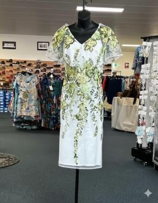 Black Label Olive Lace Dress