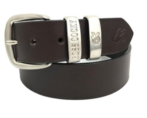 Brown Muster Double Loop Belt