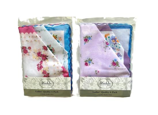 Ladies 10 pack Handkerchiefs