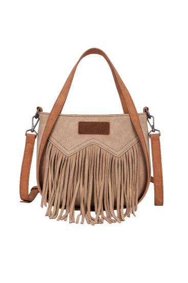 Two Tone Fringe Bag