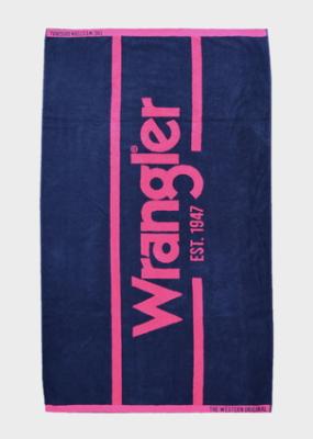 Wrangler Navy/Pink Signature Towel