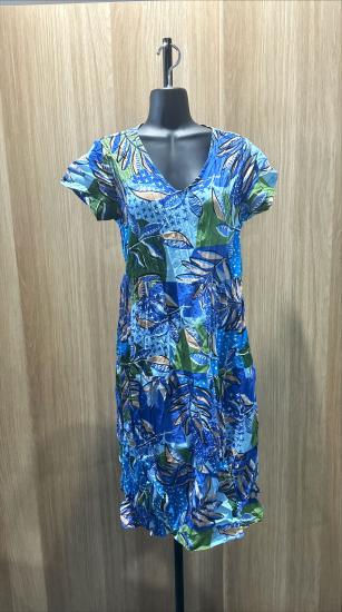 Thaila Dot Cross Tiered Dress