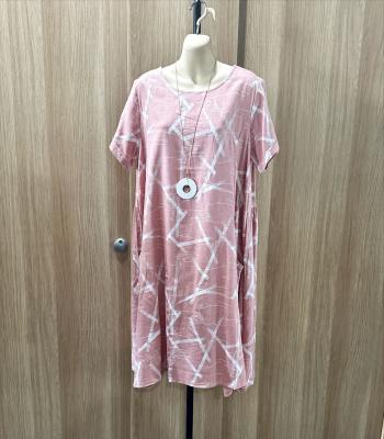 Pale Pink Pocket Dress