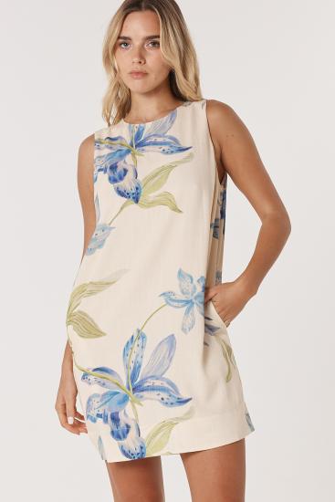 Anthea White Floral Shift Dress