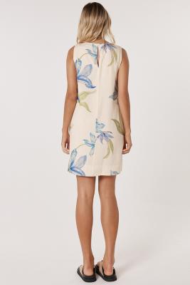Anthea White Floral Shift Dress