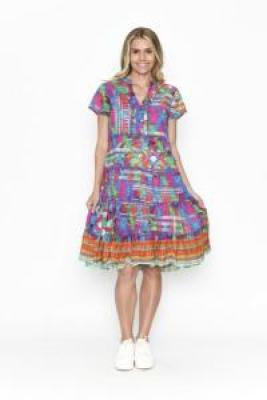 Marta Frill Neck Dress