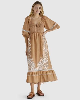 Brandy Chai Print Dress