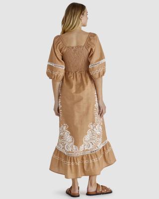 Brandy Chai Print Dress