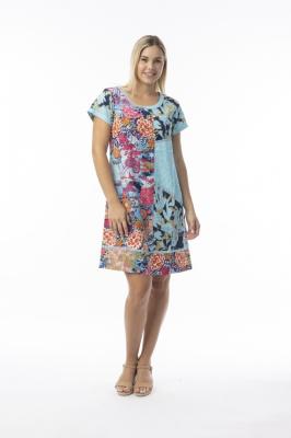 Ikebana Patch Dress