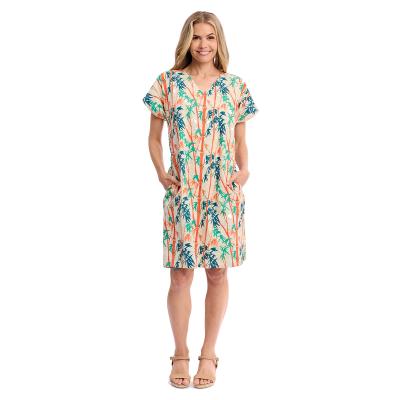 Garniers Print Reversible Short Sleeve Dress