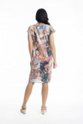 Luzon Bib Print Dress