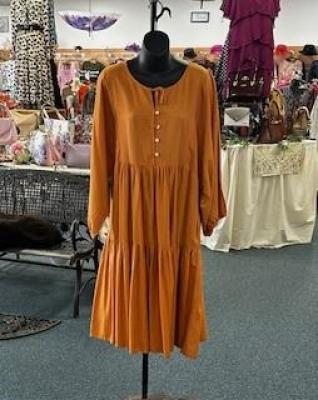 Orientique Linen Boho Dress
