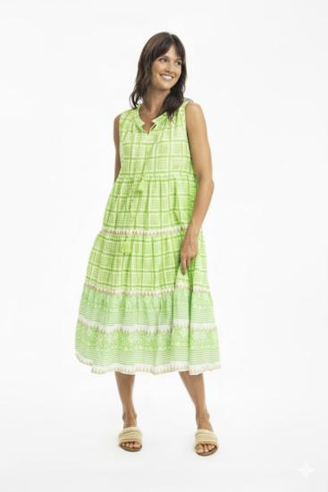 Straddie Green Sleeveless Dress