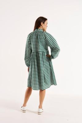 Diamond Print Cottage Dress