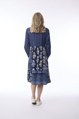 Bhadol Denim Mix Dress