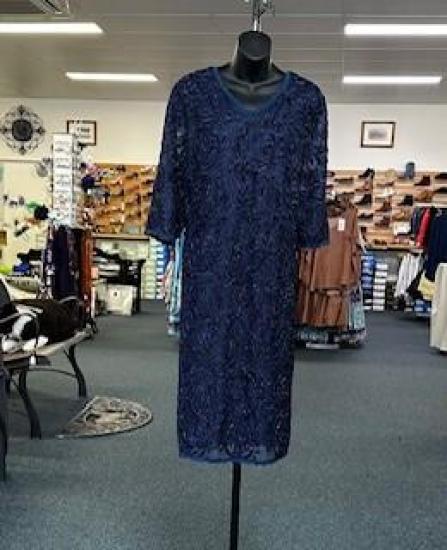 Black Label navy dress