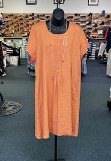 Ginger Linen Ladies Dress