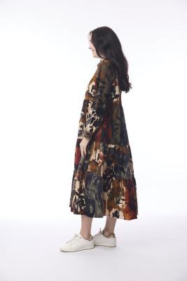 Dagomba Midi Collar Dress