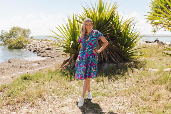 Thalia Trop Mad Blue Dress