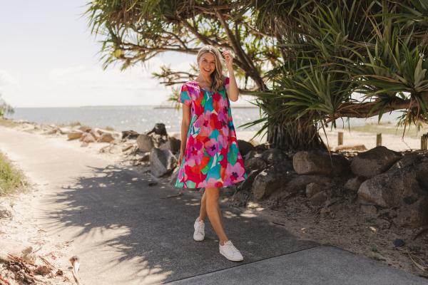 Nicola Large Floral 2 Dress