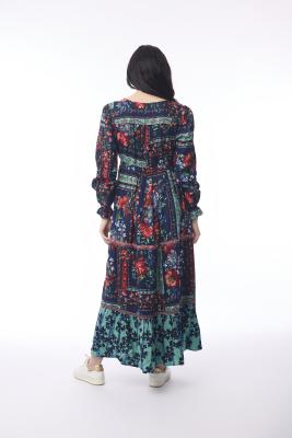 Ivanova Print Maxi Dress
