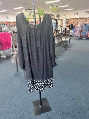 5PM Black & White Layer Dress