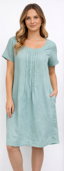 Mint Linen Dress