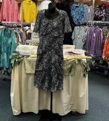 Vivid Tiered Dress