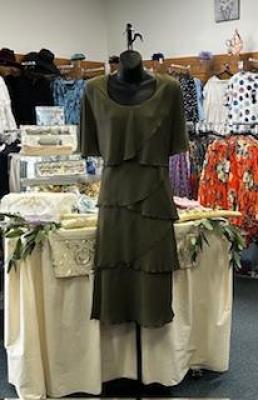 Vivid Tiered Dress