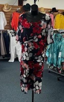 Vivid Tiered Dress