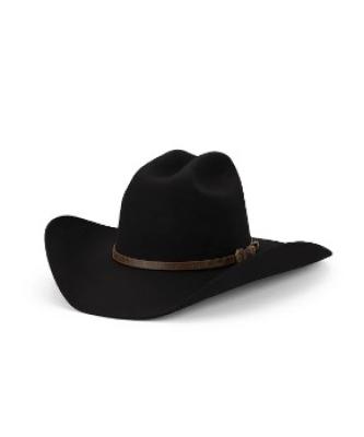 The Saddler Black Wool Felt Hat