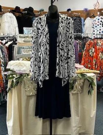 Formation Ladies White Print Jacket