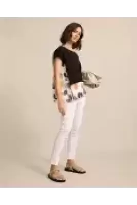 Relaxed White Jogger Pants