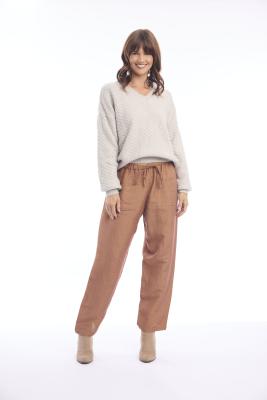 Pumpkin Spice Linen Pant