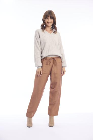 Pumpkin Spice Linen Pant