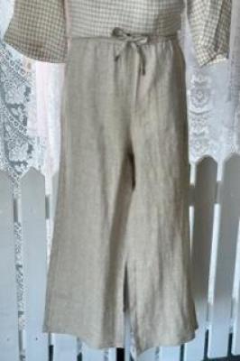 Sand 3/4 Linen Pants