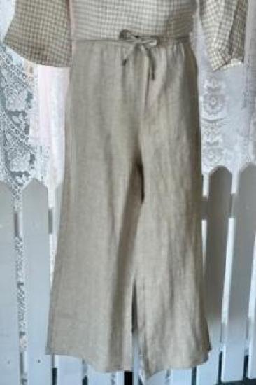 Sand 3/4 Linen Pants
