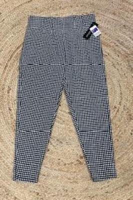 Formation Black Check Full Length Pants