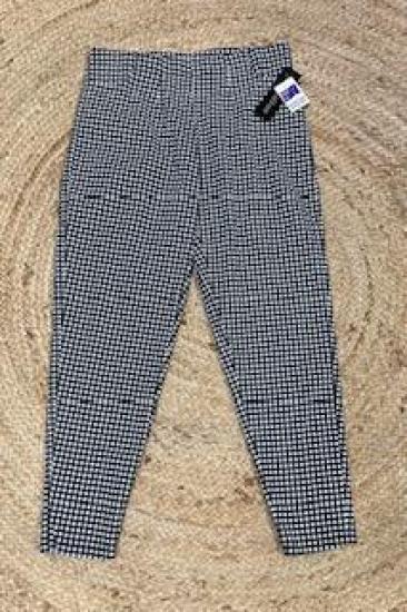 Formation Black Check Full Length Pants
