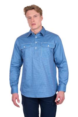Holden Men's Half Placket Long Sleeve Shirt