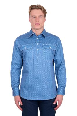 Holden Men's Half Placket Long Sleeve Shirt
