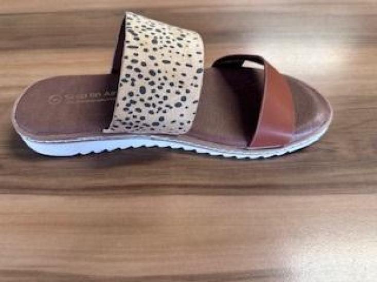 Habit Tan/Leopard Slip On Shoes