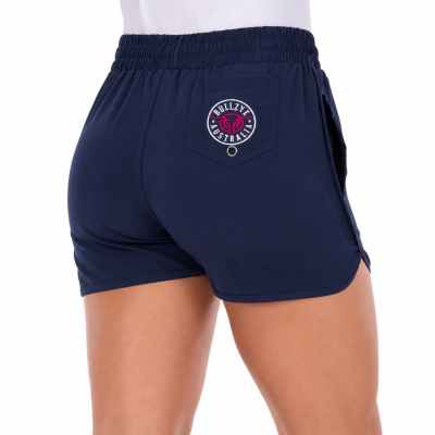 Addie Navy/Hot Pink Women's Sports Shorts