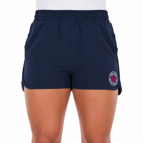 Addie Navy/Hot Pink Women's Sports Shorts
