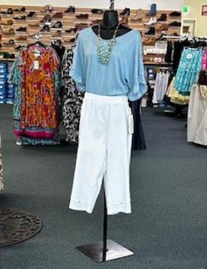 Renoma 3/4 Length White Pants