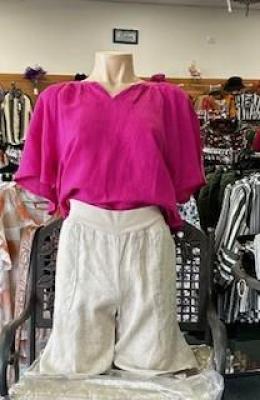 Natural Rib Band Shorts