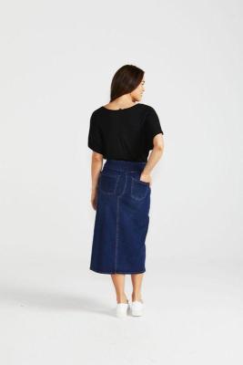 Shelby Stretch Denim Skirt