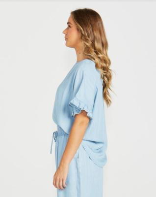 Davie Chambray Top