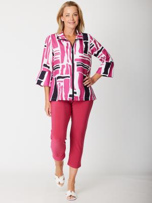 Frankie Hot Pink Zippy Shirt